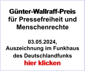 Klner Gnter Wallraff "geschockt" von